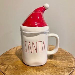 NEW Rae Dunn Santa Claus Hat Mug Topper
